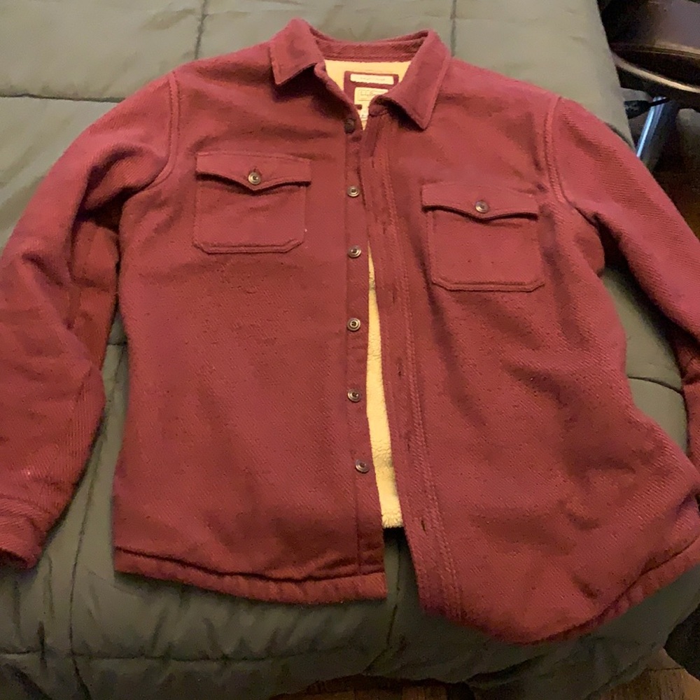 LL Bean Men’s Wool Lined Shirt Jacket